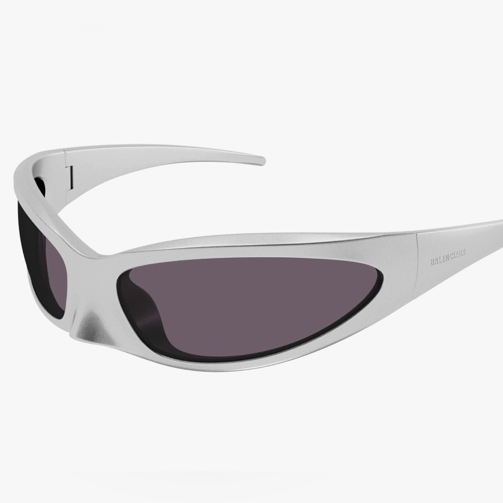 Balenciaga Sunglasses Silver / Grey - BB0251S- 005 -